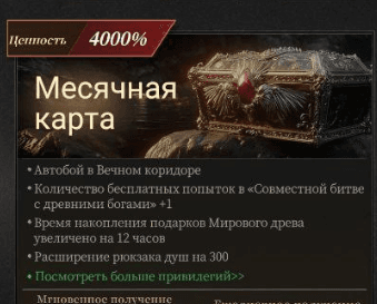 Месячный пропуск (E-mail)