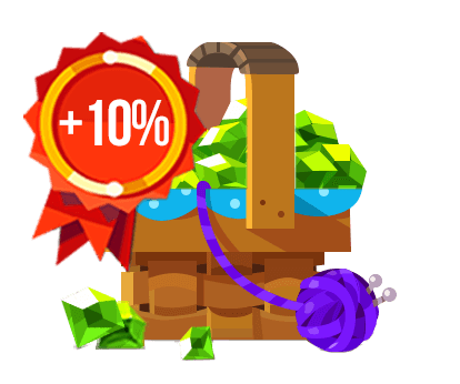 Basket of Gems (5000 + 500 gems) (ID)