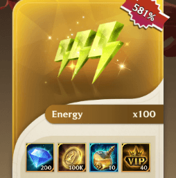 100 Energy - 581% (Facebook)