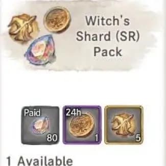 Witch's Shard (SR) Pack (Link Info)