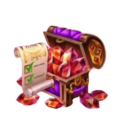 Тяжелый сундук самоцветов (Email)