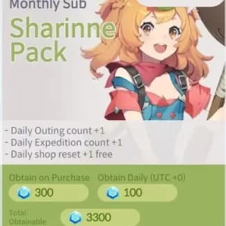 Monthly Sub Sharinne Pack (Facebook)
