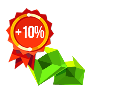 Pile of Gems (250 + 25 gems) (ID)