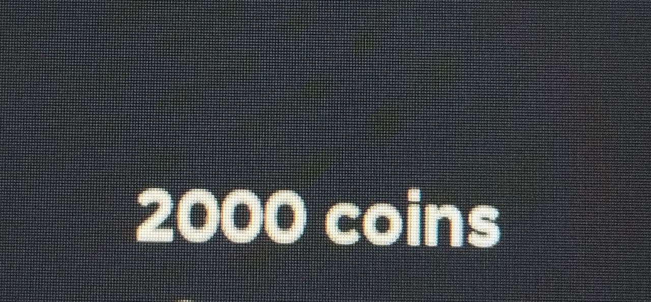 2000 coins