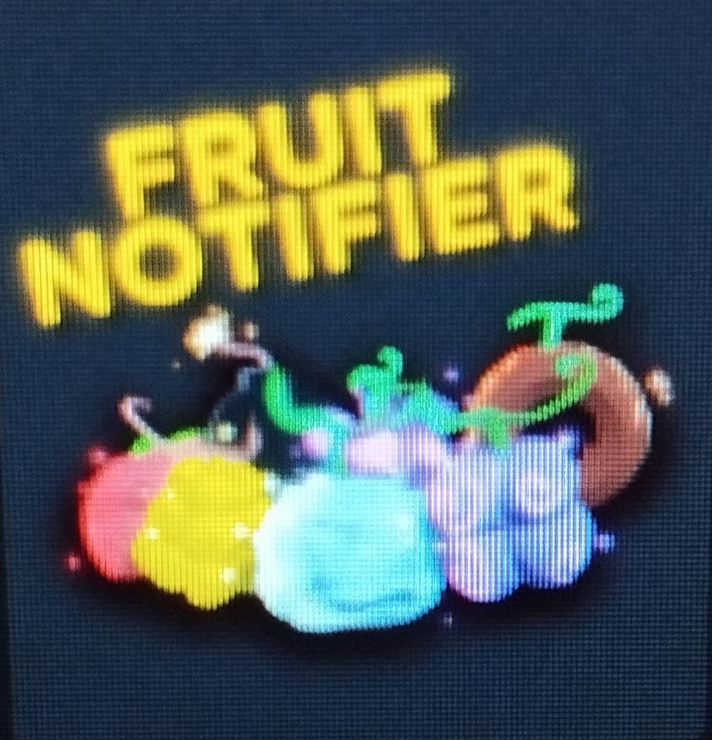 Fruit notification