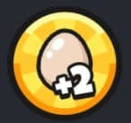 +2 Egg Hatches