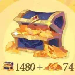 1554 (1480+74) Dragon Crystals