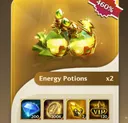 Energy Potions x2 - 460%