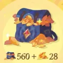 560+28 Dragon Crystals
