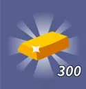 300 gold