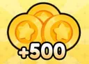 Coins +500