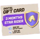 3 months Star Rider (Redeem Code)