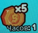 x5 coins on 1 time