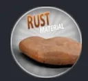 Rusty material