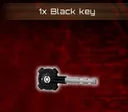 1x Black key
