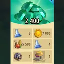 2.400 Gems+Pack