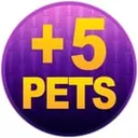 +5 Pets!