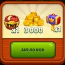 Клад джунглей 3к монет (249 RUB) (Facebook)