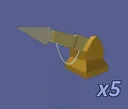+5 Golden harpoon