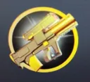 Golden grenade launcher