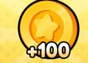 Coins +100