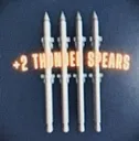 Thunder spears +2