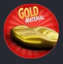Gold material