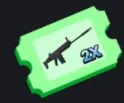 2x Weapon XP