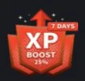 25% XP Boost for 7 Day