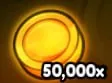 50,000 Gold
