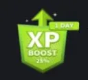 25% XP Boost for 1 Day