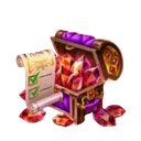 Тяжелый сундук самоцветов